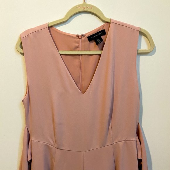 Tahari Maxi Silouette Pink Jumpsuit - Picture 2 of 4